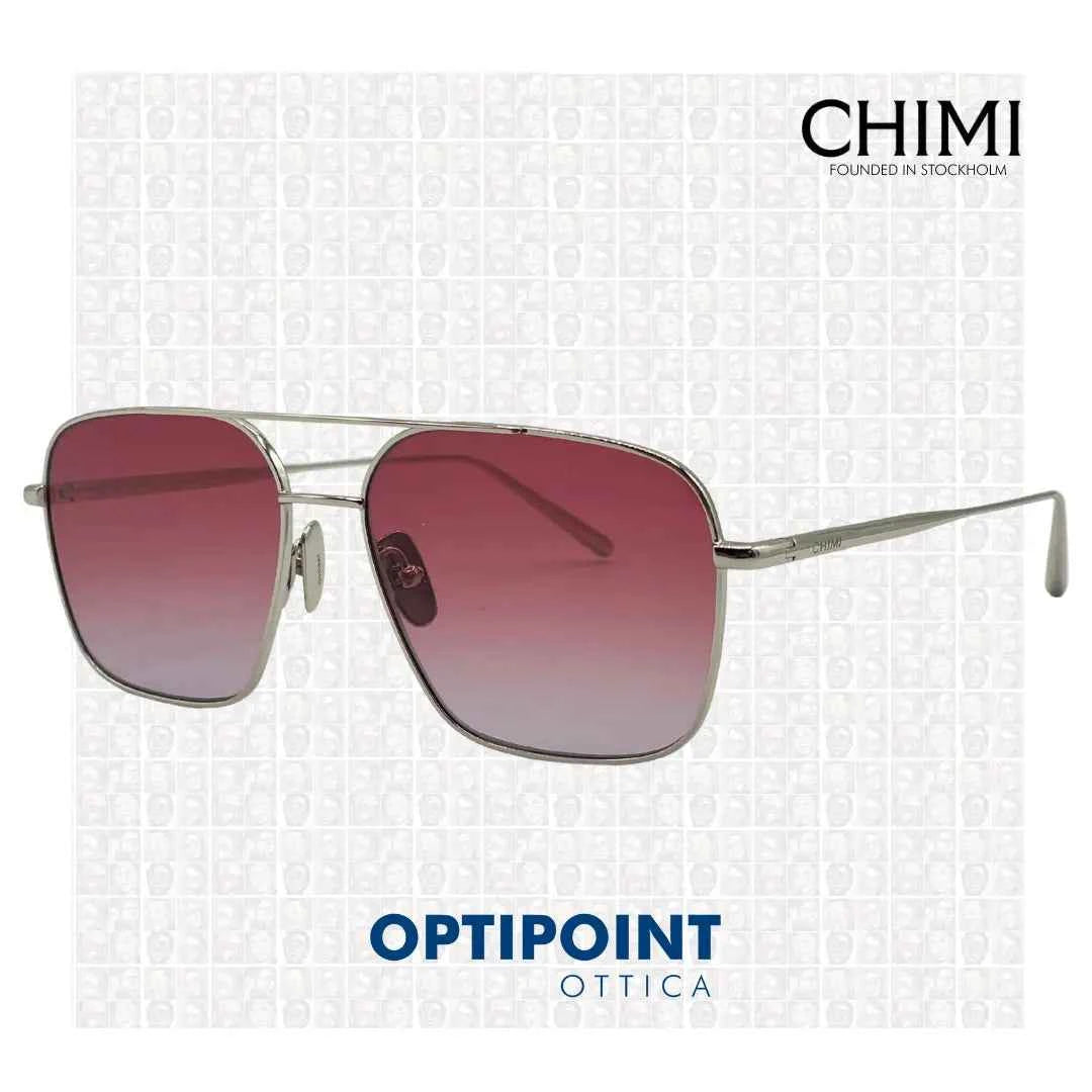 CHIMI AVIATOR ARGENTO OCCHIALI DA SOLE