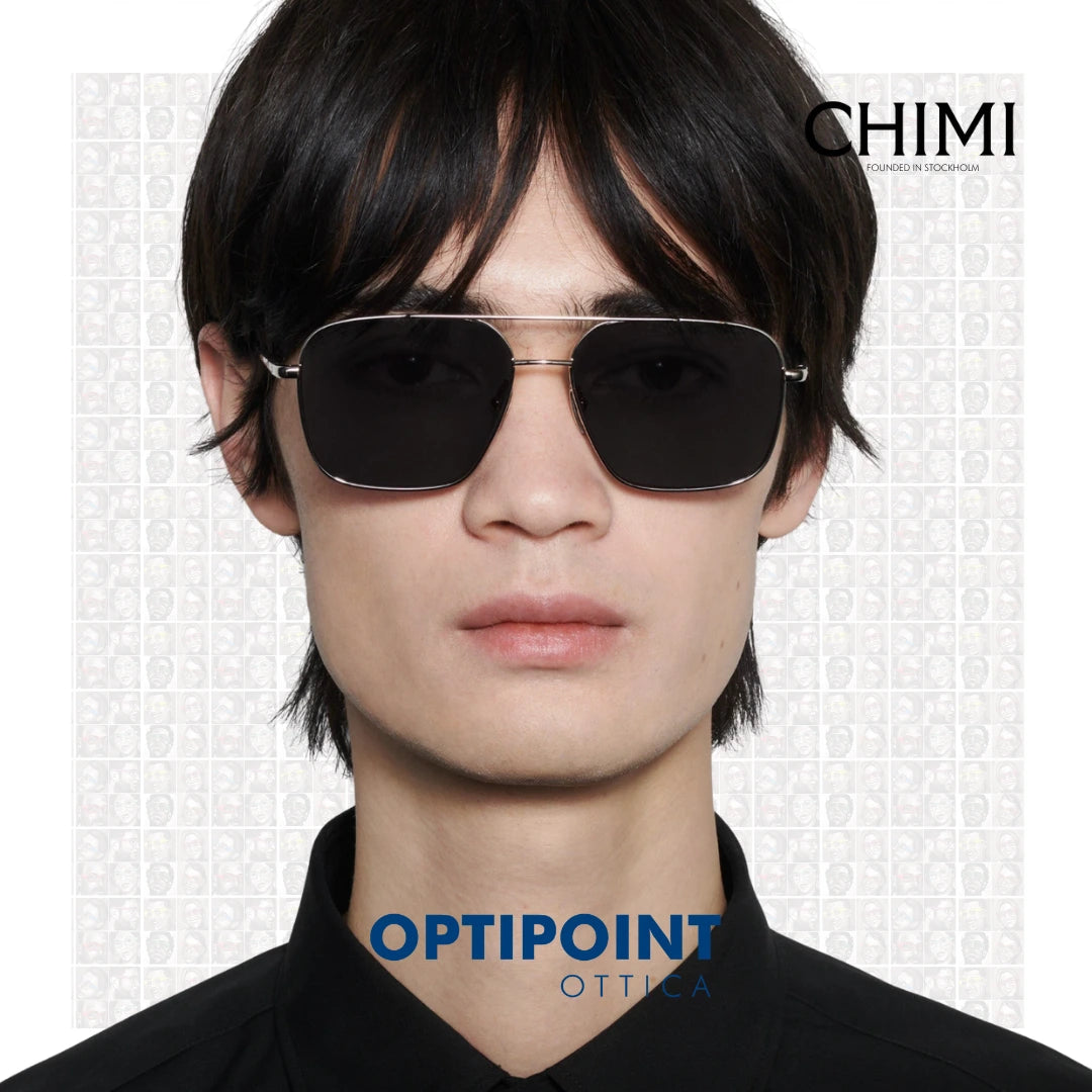 CHIMI AVIATOR ARGENTO OCCHIALI DA SOLE