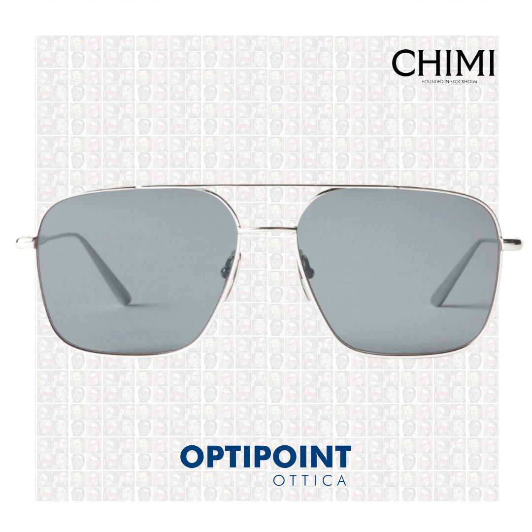 CHIMI AVIATOR ARGENTO OCCHIALI DA SOLE