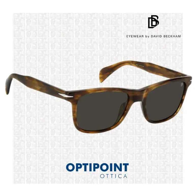 DAVID BECKHAM DB1197/S EX4 MARRONE CORNO OCCHIALI DA SOLE