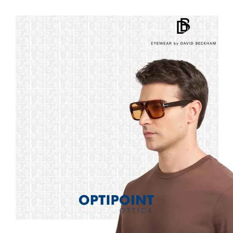 DAVID BECKHAM DB7151/S EX4 MARRONE CORNO OCCHIALI DA SOLE