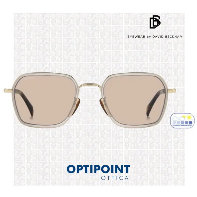 DAVID BECKHAM DB1194/G/S 2F7 ORO GRIGIO OCCHIALI DA SOLE