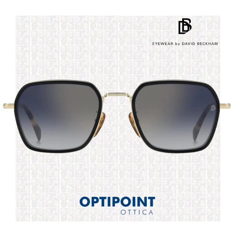 DAVID BECKHAM DB1194/G/S RHL ORO NERO OCCHIALI DA SOLE