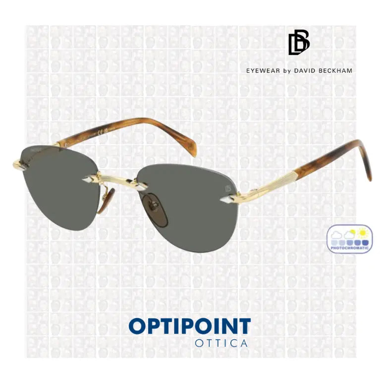 DAVID BECKHAM DB1224/S T5U ORO CORNO OCCHIALI DA SOLE