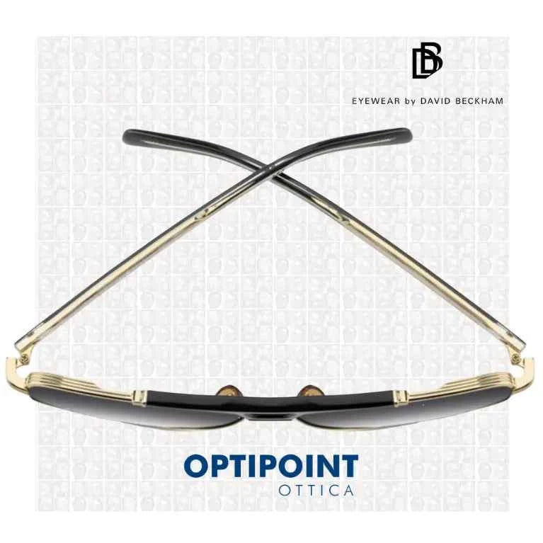 DAVID BECKHAM DB7157/S RHL ORO NERO OCCHIALI DA SOLE