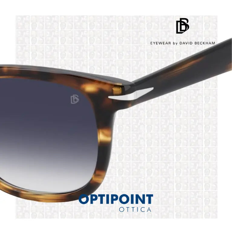 DAVID BECKHAM DB1221/S EX4 MARRONE CORNO OCCHIALI DA SOLE