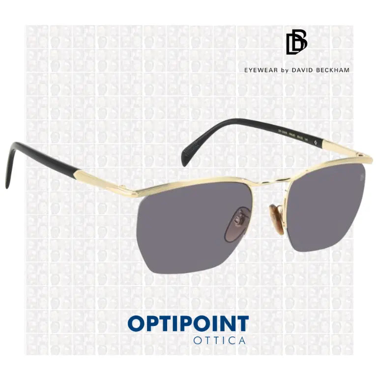 DAVID BECKHAM DB1225/S RHL ORO NERO OCCHIALI DA SOLE