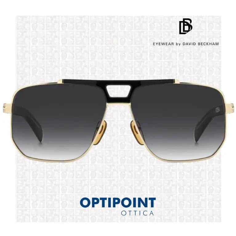 DAVID BECKHAM DB7157/S RHL ORO NERO OCCHIALI DA SOLE