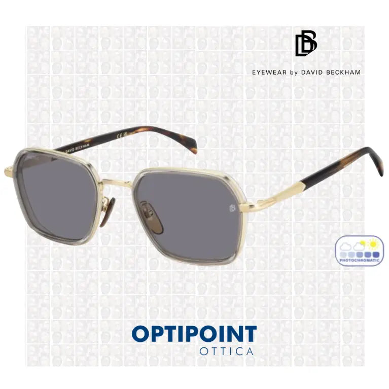 DAVID BECKHAM DB1194/G/S 2F7 ORO GRIGIO OCCHIALI DA SOLE