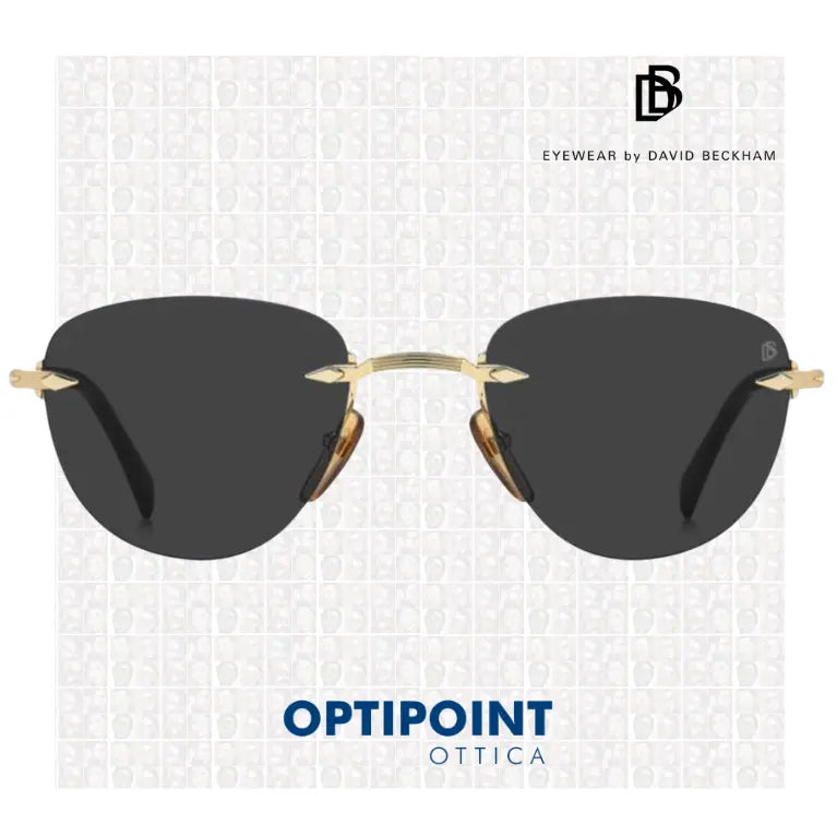 DAVID BECKHAM DB1224/S RHL ORO NERO OCCHIALI DA SOLE