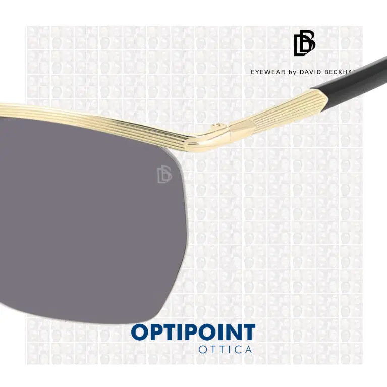 DAVID BECKHAM DB1225/S RHL ORO NERO OCCHIALI DA SOLE