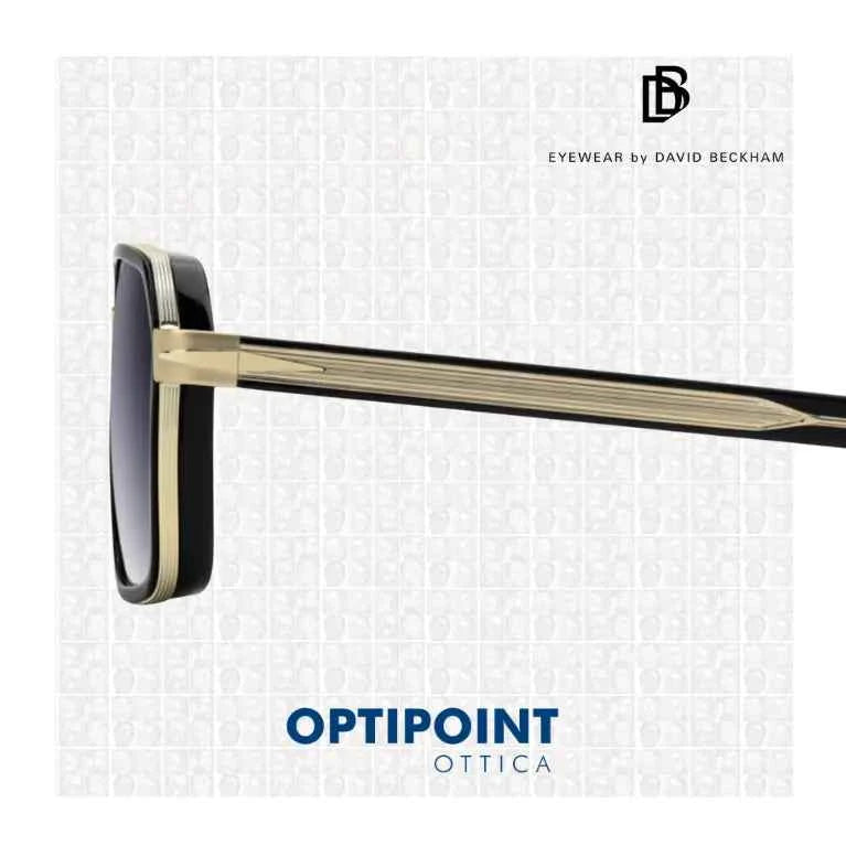 DAVID BECKHAM DB7158/S RHL ORO NERO OCCHIALI DA SOLE