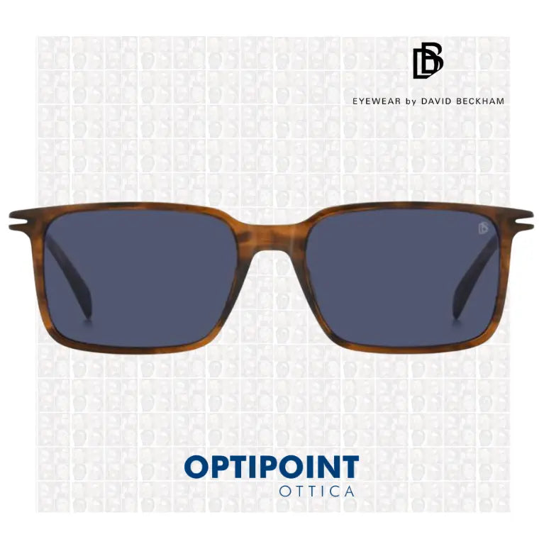 DAVID BECKHAM DB1220/S EX4 MARRONE CORNO OCCHIALI DA SOLE