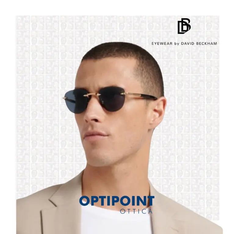 DAVID BECKHAM DB1224/S RHL ORO NERO OCCHIALI DA SOLE