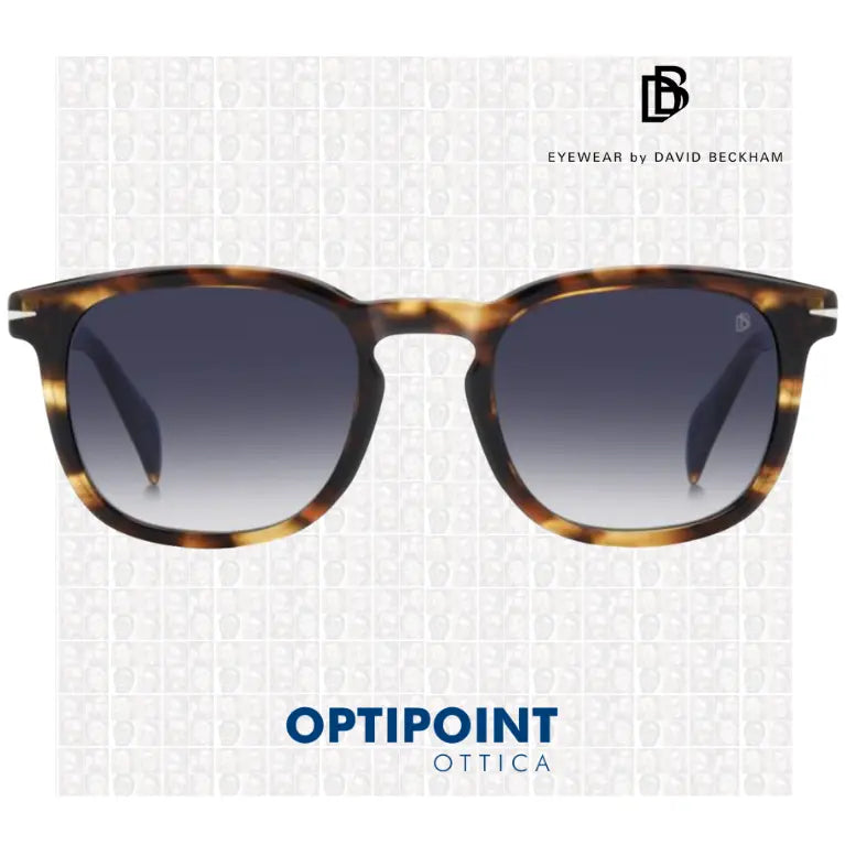 DAVID BECKHAM DB1221/S EX4 MARRONE CORNO OCCHIALI DA SOLE