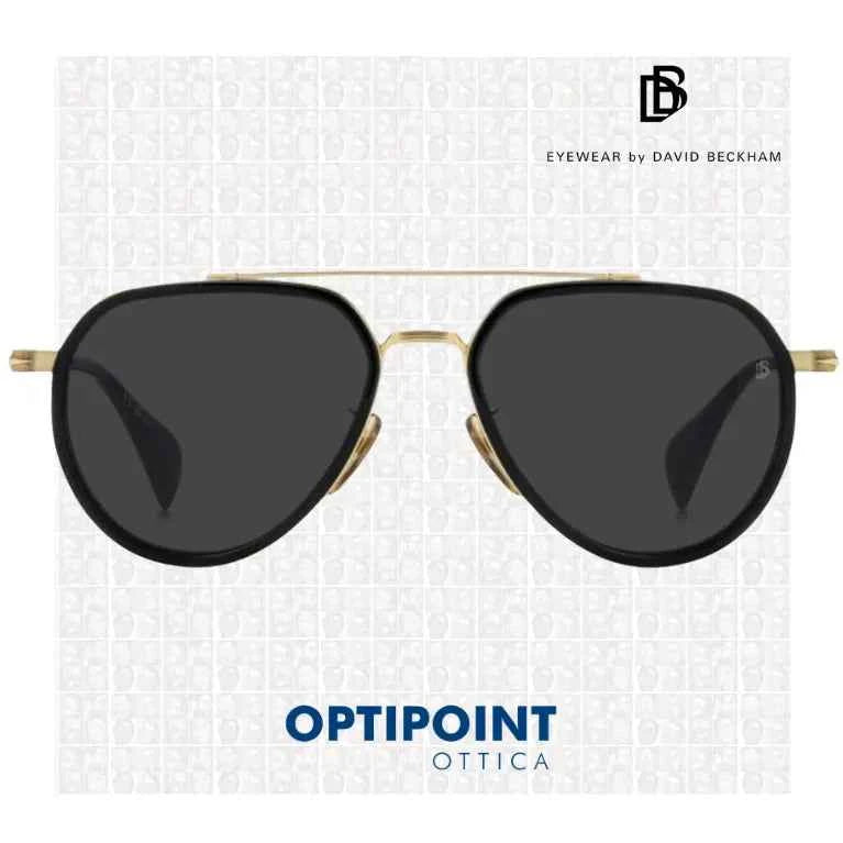 DAVID BECKHAM DB1226/G/S RHL ORO NERO OCCHIALI DA SOLE