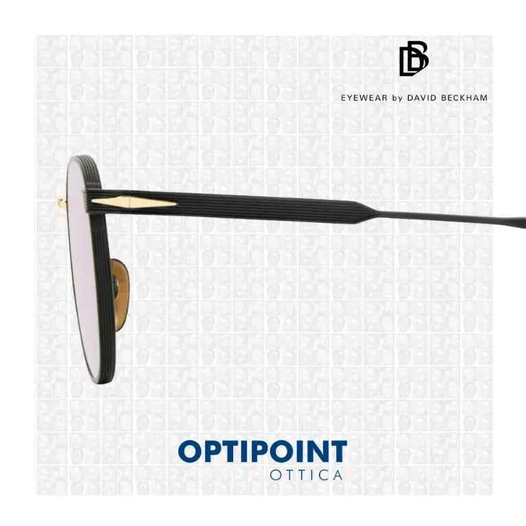 DAVID BECKHAM DB1228/S I46 NERO ORO OCCHIALI DA SOLE
