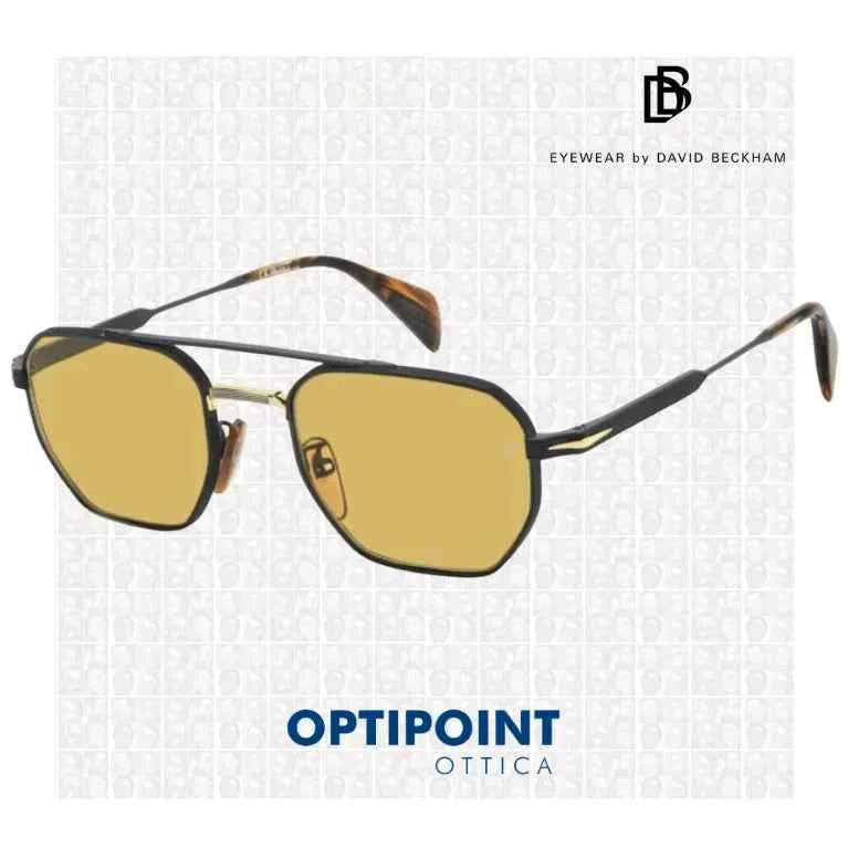 DAVID BECKHAM DB1229/S I46 NERO ORO OCCHIALI DA SOLE