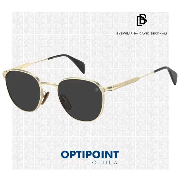 DAVID BECKHAM DB1228/S RHL ORO NERO OCCHIALI DA SOLE