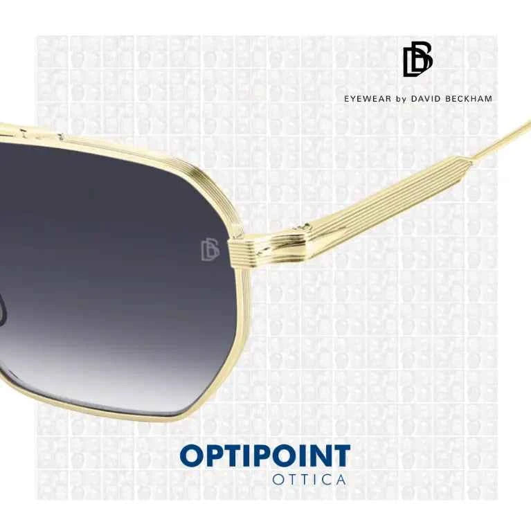 DAVID BECKHAM DB1229/S RHL ORO NERO OCCHIALI DA SOLE