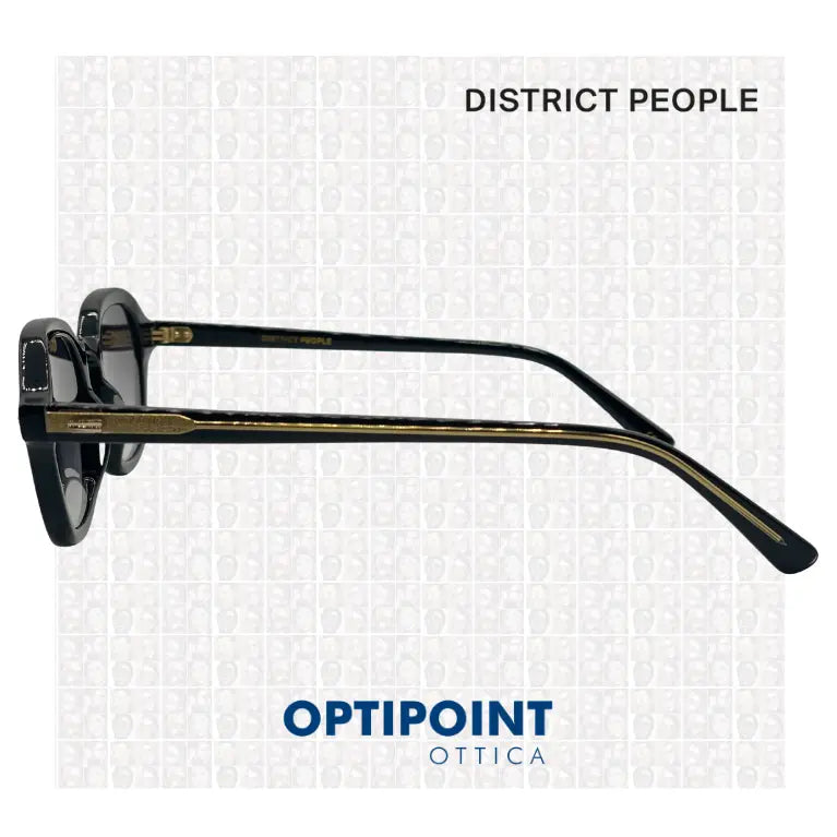 DISTRICT PEOPLE PILSEN NERO OCCHIALI DA SOLE