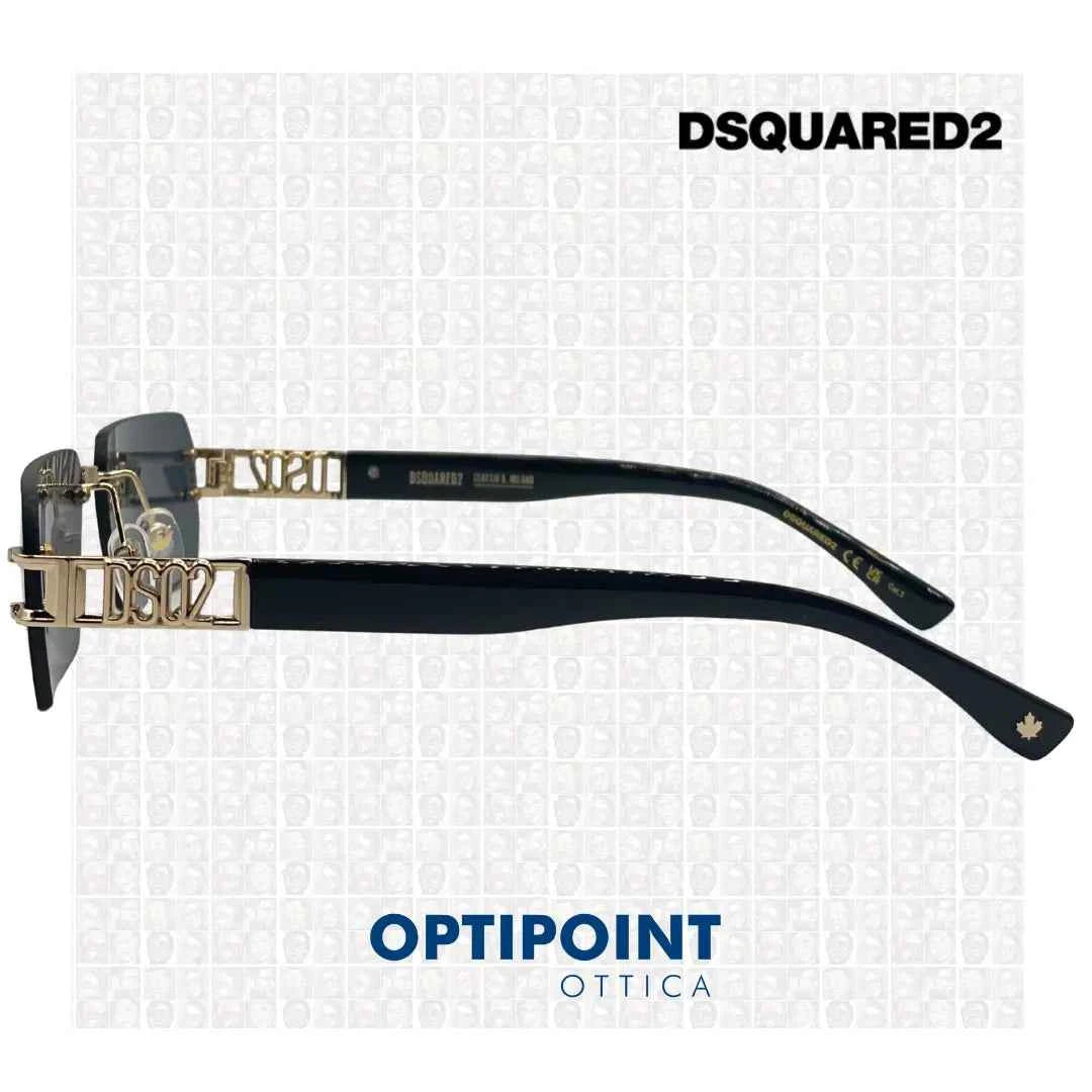 DSQUARED D2 0189/S ORO NERO OCCHIALI DA SOLE