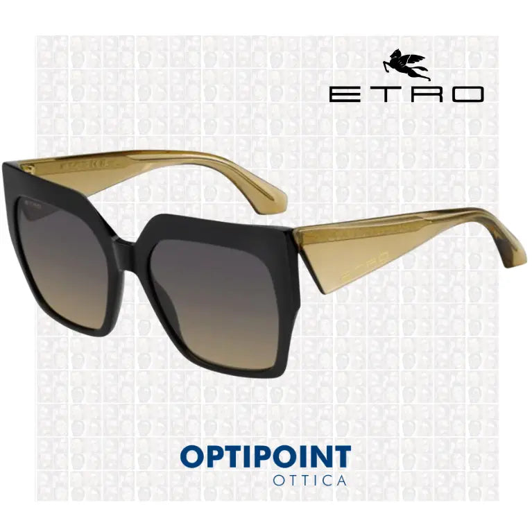 ETRO 0122/S 71C NERO GIALLO OCCHIALI DA SOLE