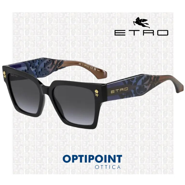 ETRO 0128/S IPA MARRONE BLU OCCHIALI DA SOLE