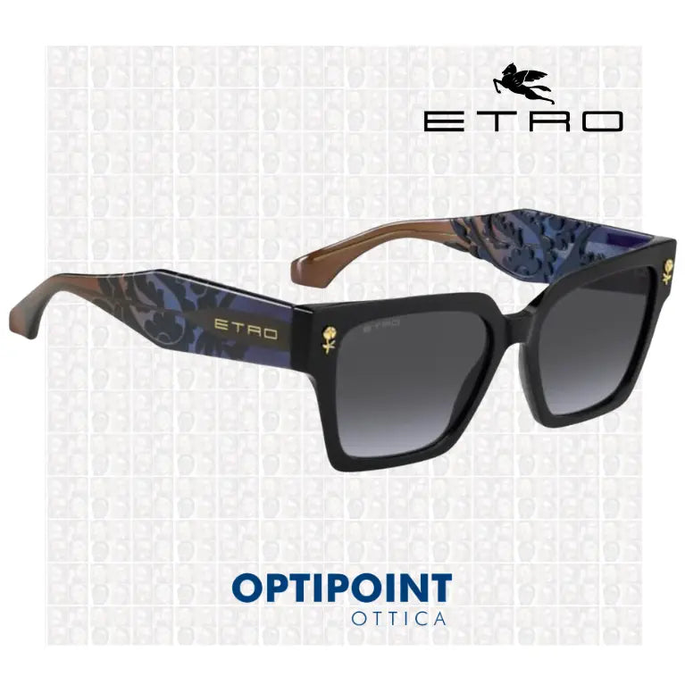 ETRO 0128/S IPA MARRONE BLU OCCHIALI DA SOLE
