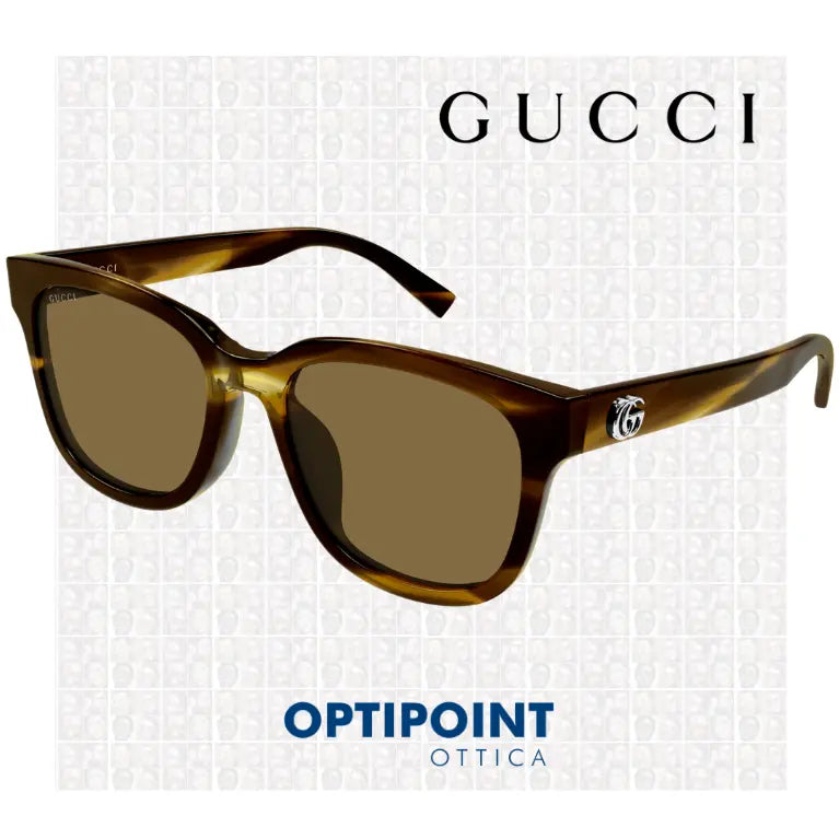 GUCCI GG2126SK 003 MARRONE STRIATO OCCHIALI DA SOLE