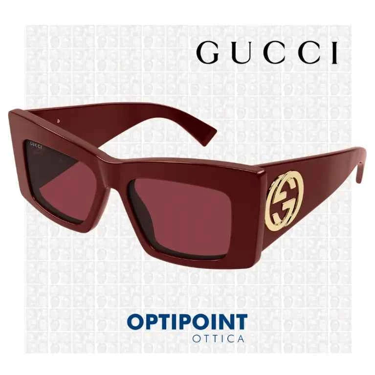 GUCCI GG1842S 005 BURGUNDY OCCHIALI DA SOLE