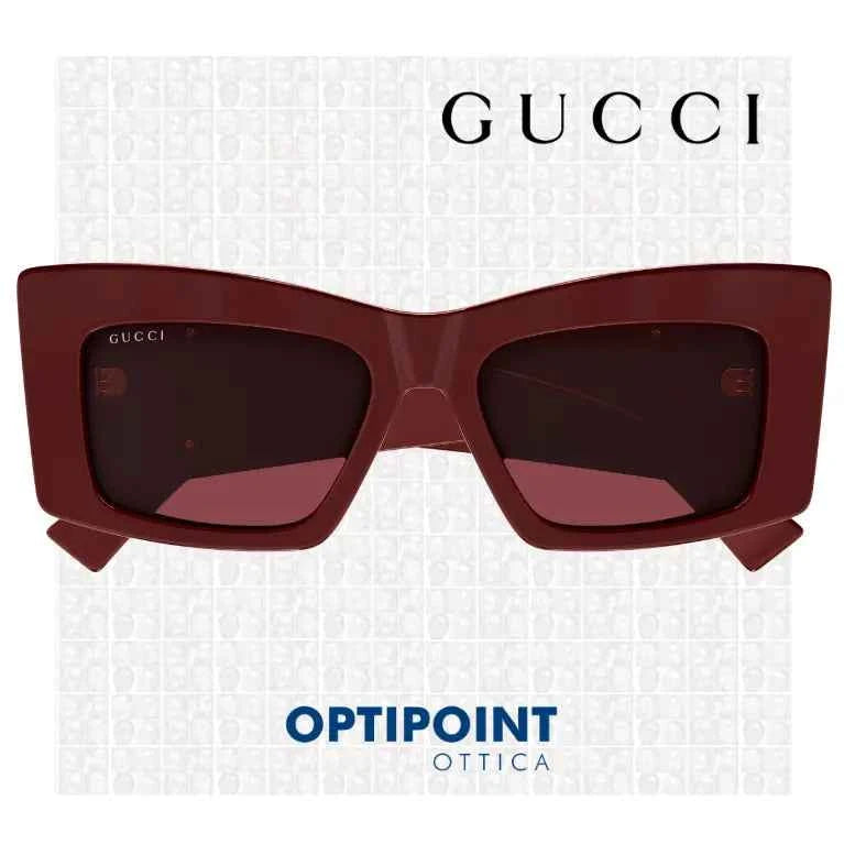 GUCCI GG1842S 005 BURGUNDY OCCHIALI DA SOLE