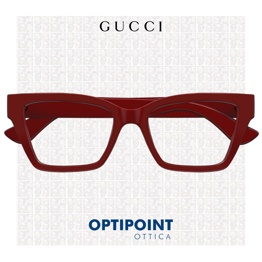 GUCCI GG1715 003 BURGUNDY OCCHIALI DA VISTA - Optipoint - Lux S.r.l.