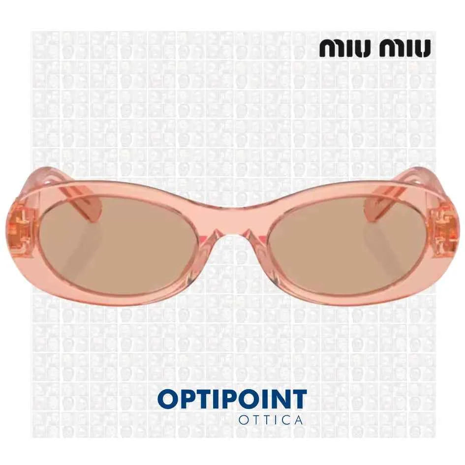 MIUMIU MU 06ZS 13T1P1 NOISETTE TRANSPARENT OCCHIALI DA SOLE