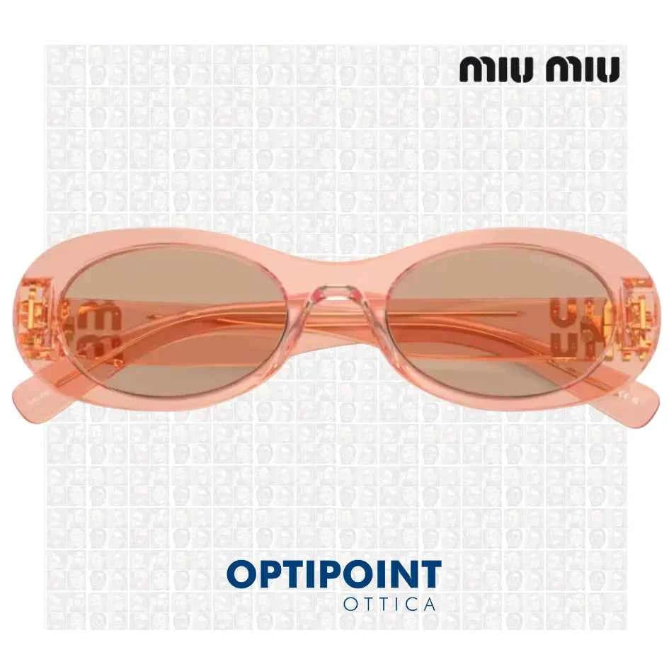 MIUMIU MU 06ZS 13T1P1 NOISETTE TRANSPARENT OCCHIALI DA SOLE