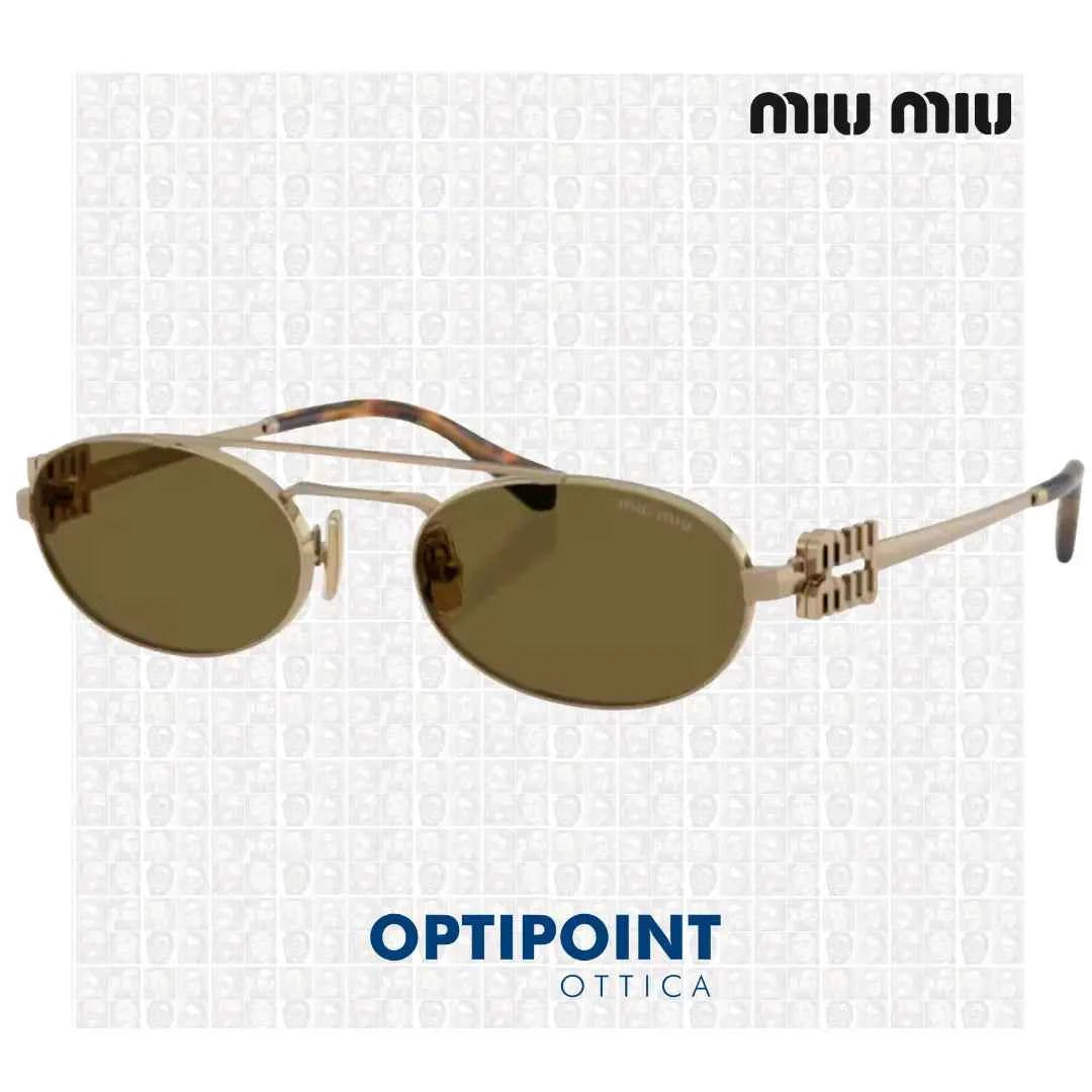 MIUMIU MU 54ZS 7OE09Z ORO OTTONE OCCHIALI DA SOLE