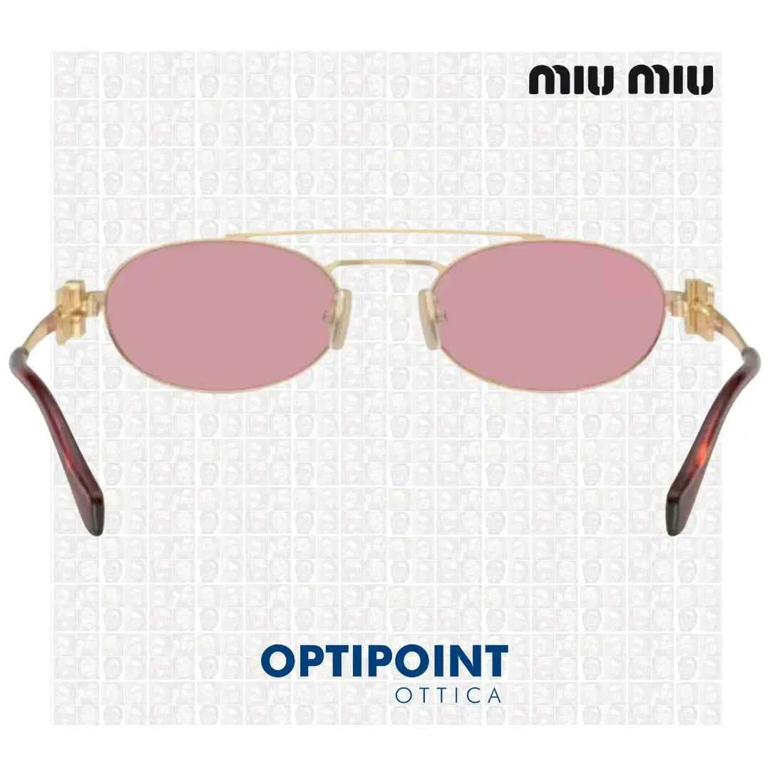 MIUMIU MU 54ZS ZVN50D ORO PALLIDO OCCHIALI DA SOLE