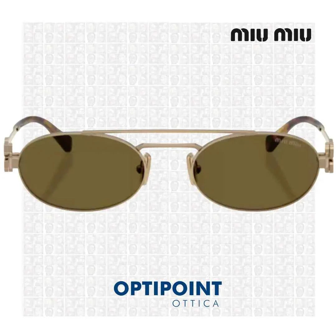 MIUMIU MU 54ZS 7OE09Z ORO OTTONE OCCHIALI DA SOLE