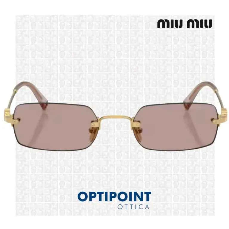 MIUMIU MU B50S 5AK20I ORO OCCHIALI DA SOLE