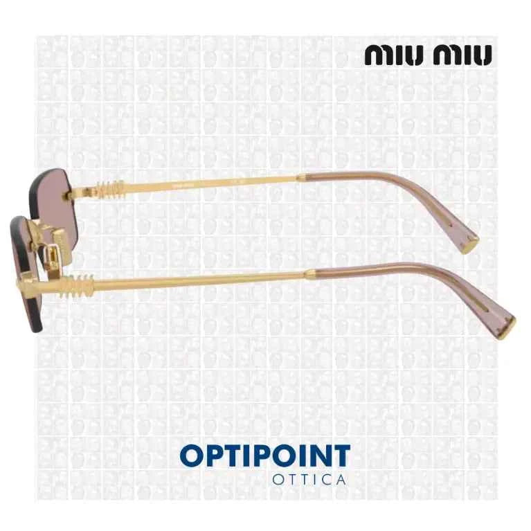 MIUMIU MU B50S 5AK20I ORO OCCHIALI DA SOLE
