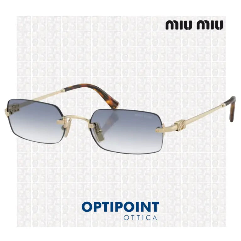 MIUMIU MU B50S ZVN80O ORO PALLIDO OCCHIALI DA SOLE
