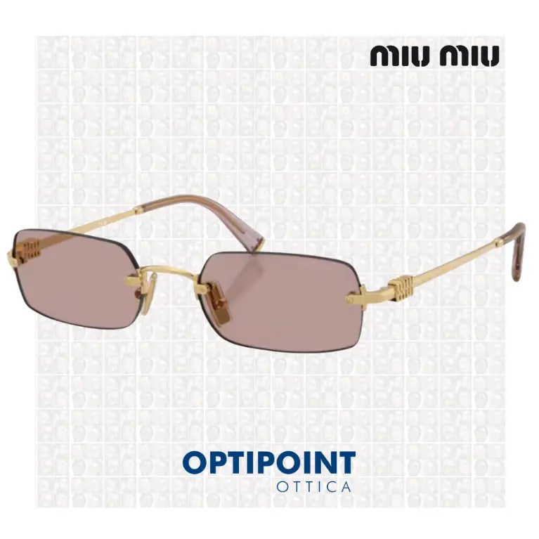 MIUMIU MU B50S 5AK20I ORO OCCHIALI DA SOLE