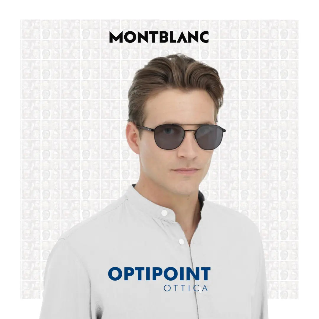 MONTBLANC MB0114S 001 NERO OCCHIALI DA SOLE