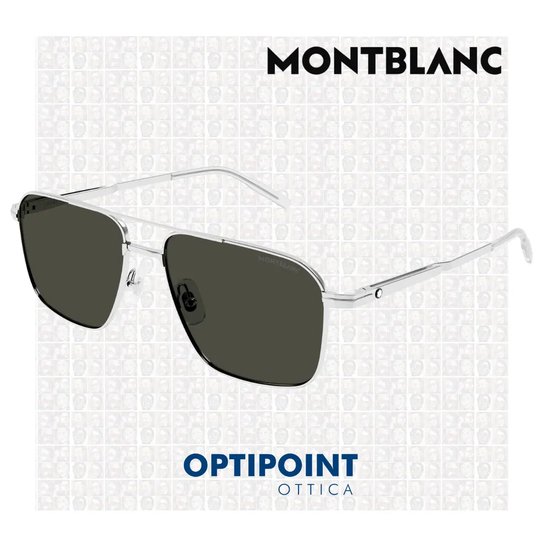 MONTBLANC MB0278S 001 ARGENTO OCCHIALI DA SOLE