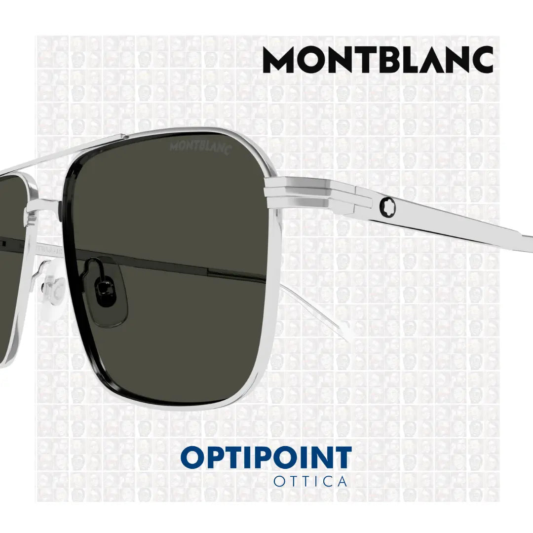MONTBLANC MB0278S 001 ARGENTO OCCHIALI DA SOLE