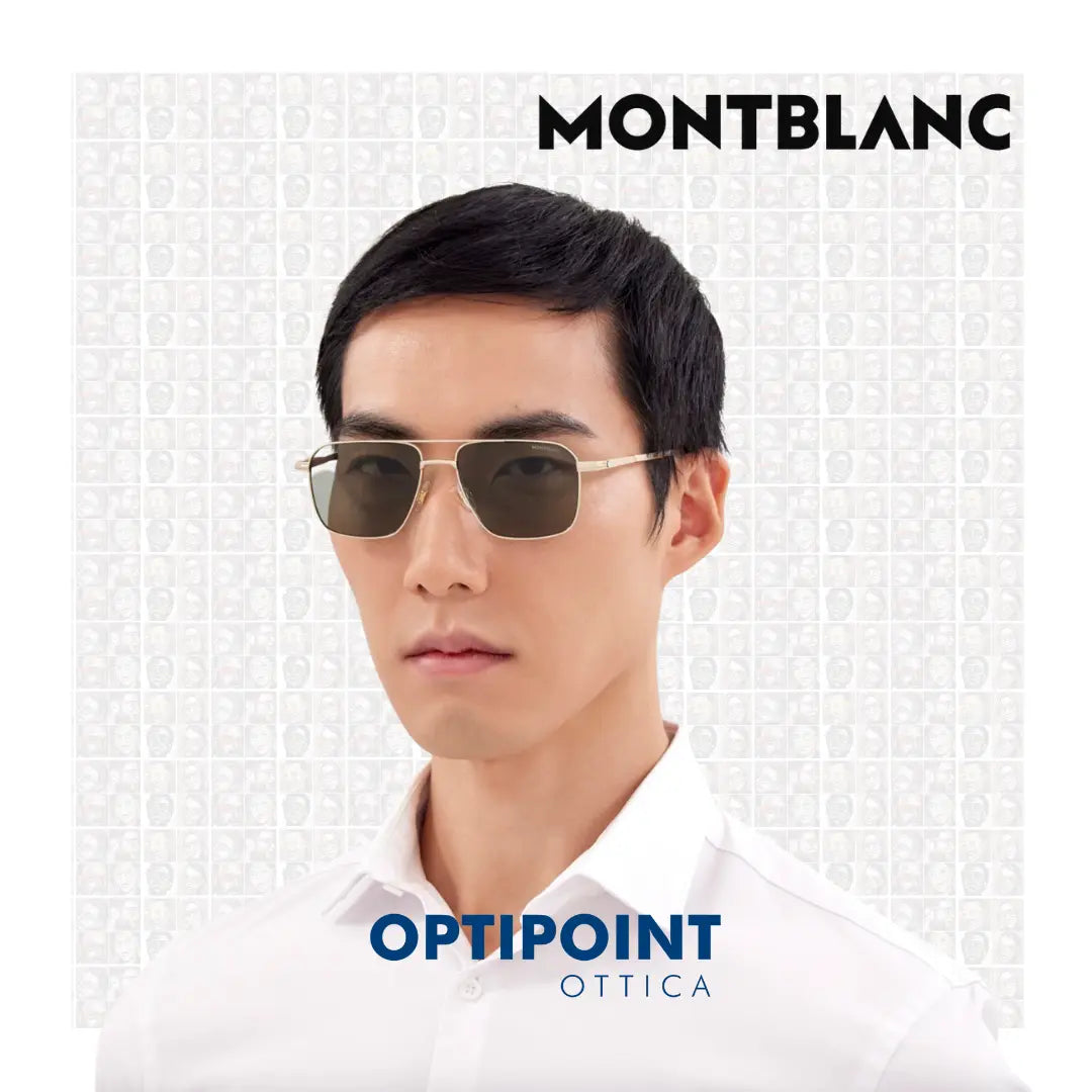 MONTBLANC MB0278S 002 ORO OCCHIALI DA SOLE