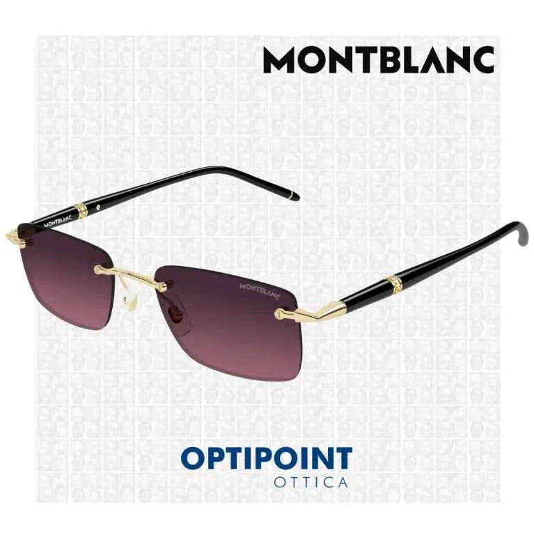MONTBLANC MB0344S 009 ORO NERO OCCHIALI DA SOLE