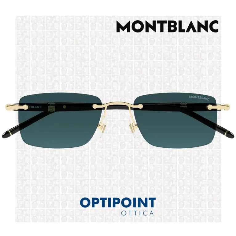 MONTBLANC MB0344S 008 NERO ORO OCCHIALI DA SOLE