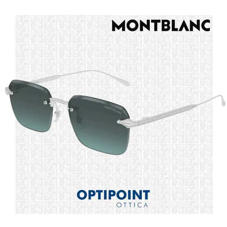 MONTBLANC MB0456S 002 ARGENTO OCCHIALI DA SOLE