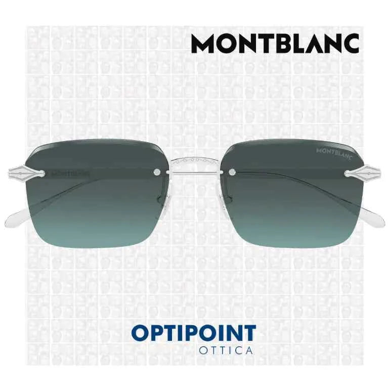 MONTBLANC MB0456S 002 ARGENTO OCCHIALI DA SOLE